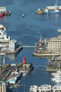 A view of the Victoria and Alfred Waterfront