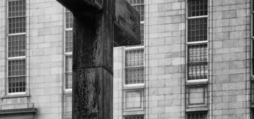 Cross outside St George's Cathedral Cape Town