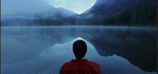 a man contemplates water - a symbol of the unconscious